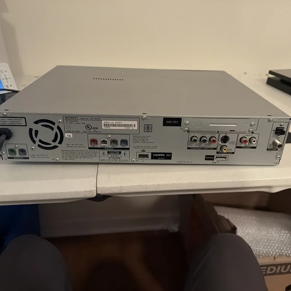 Sony DAV-HDX465 5 Disc DVD/CD Changer HDMI Home Theatre System FM TESTED ⭐️5.1